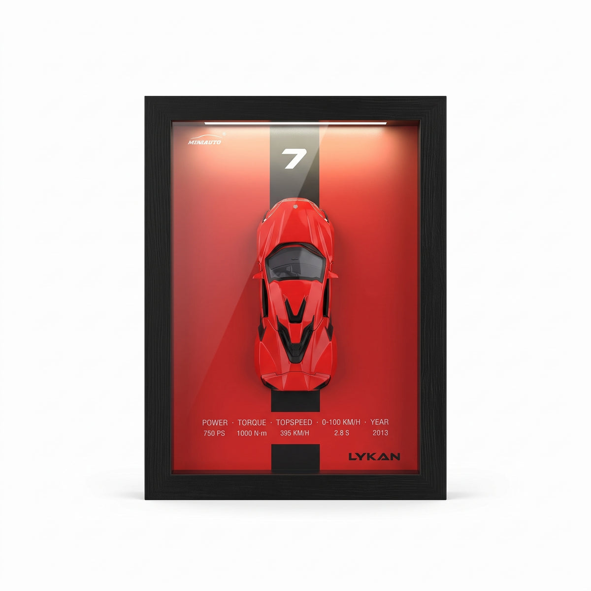 3D Car Frame Art