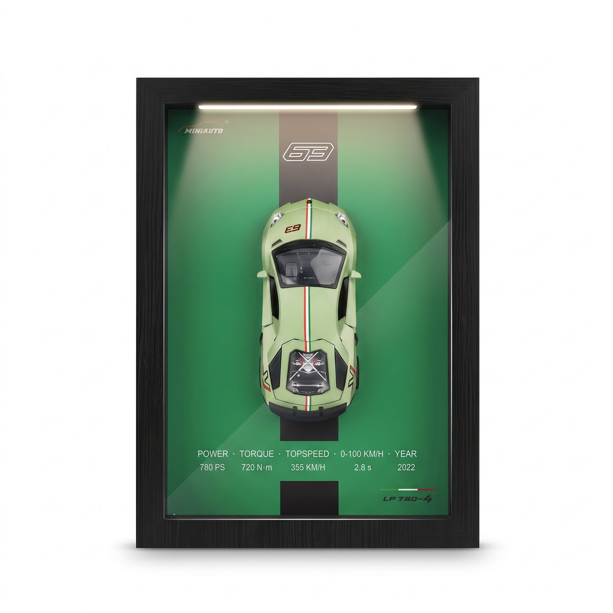 3D Car Frame Art