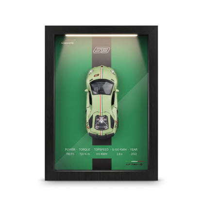3D Car Frame Art