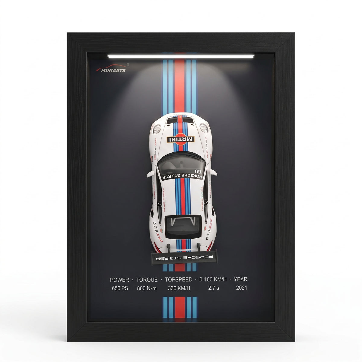 3D Car Frame Art