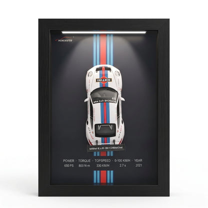 3D Car Frame Art