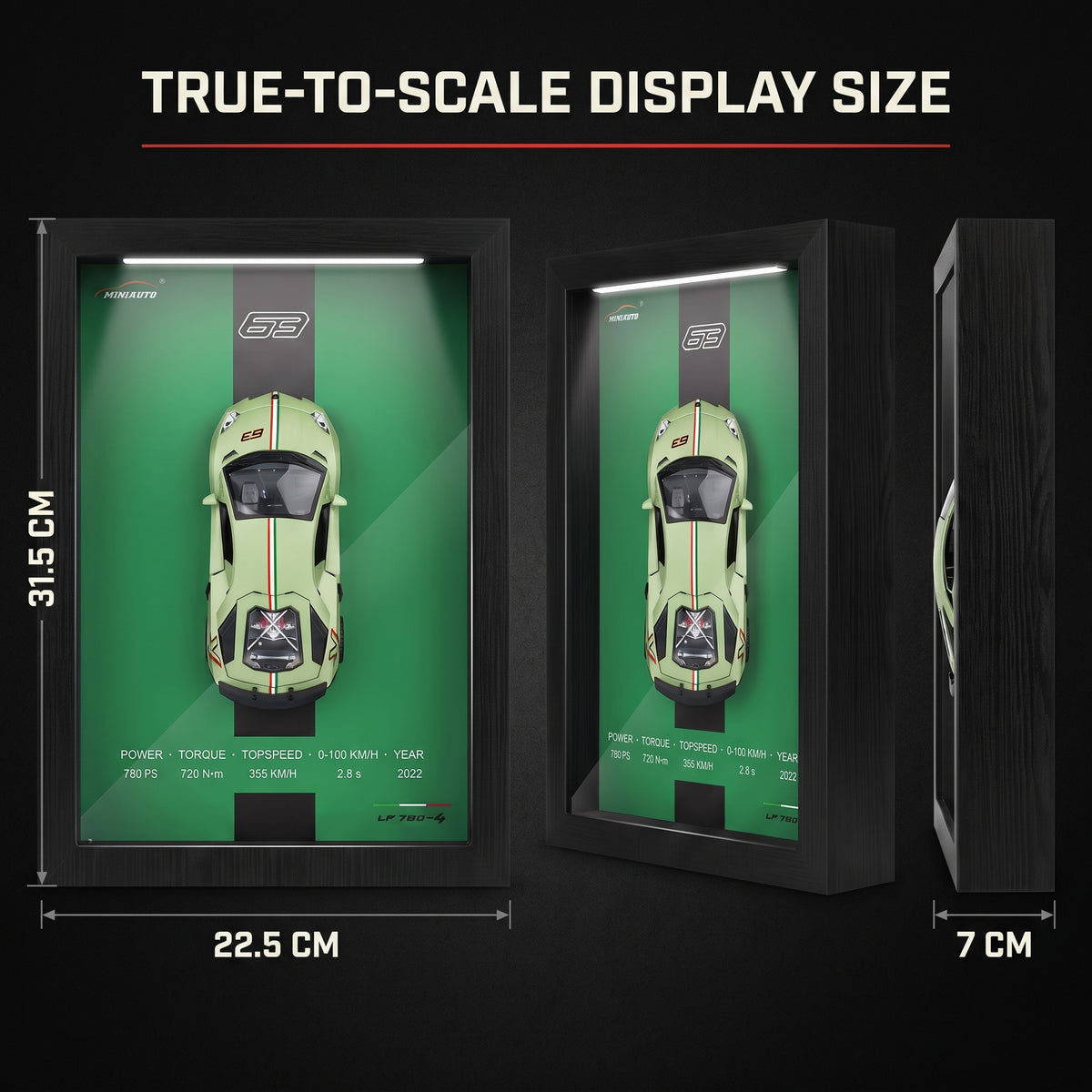 3D Car Frame Art